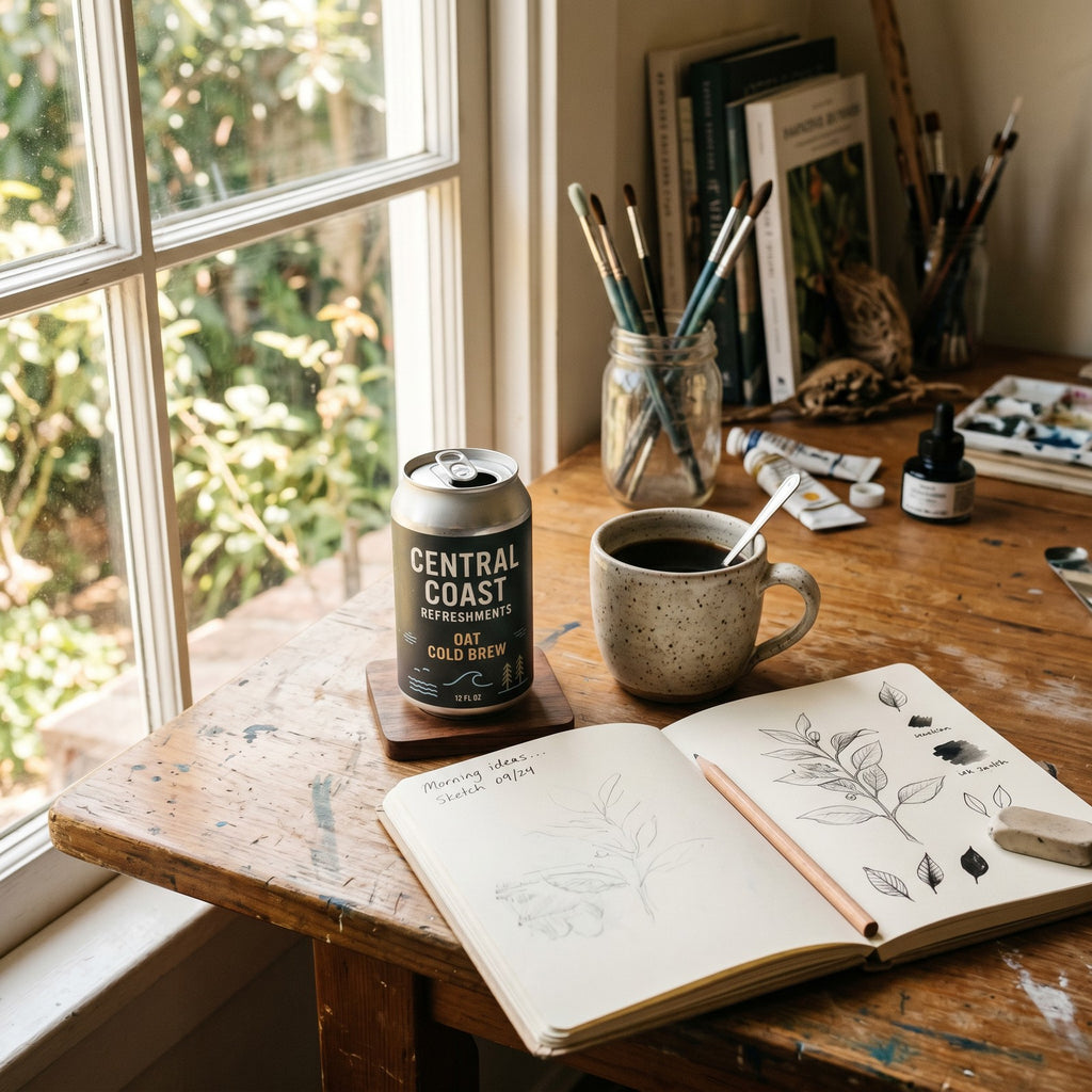 Cayucos Cold Brew — Oat Milk Latte, 12-Pack 10.5 oz Cans