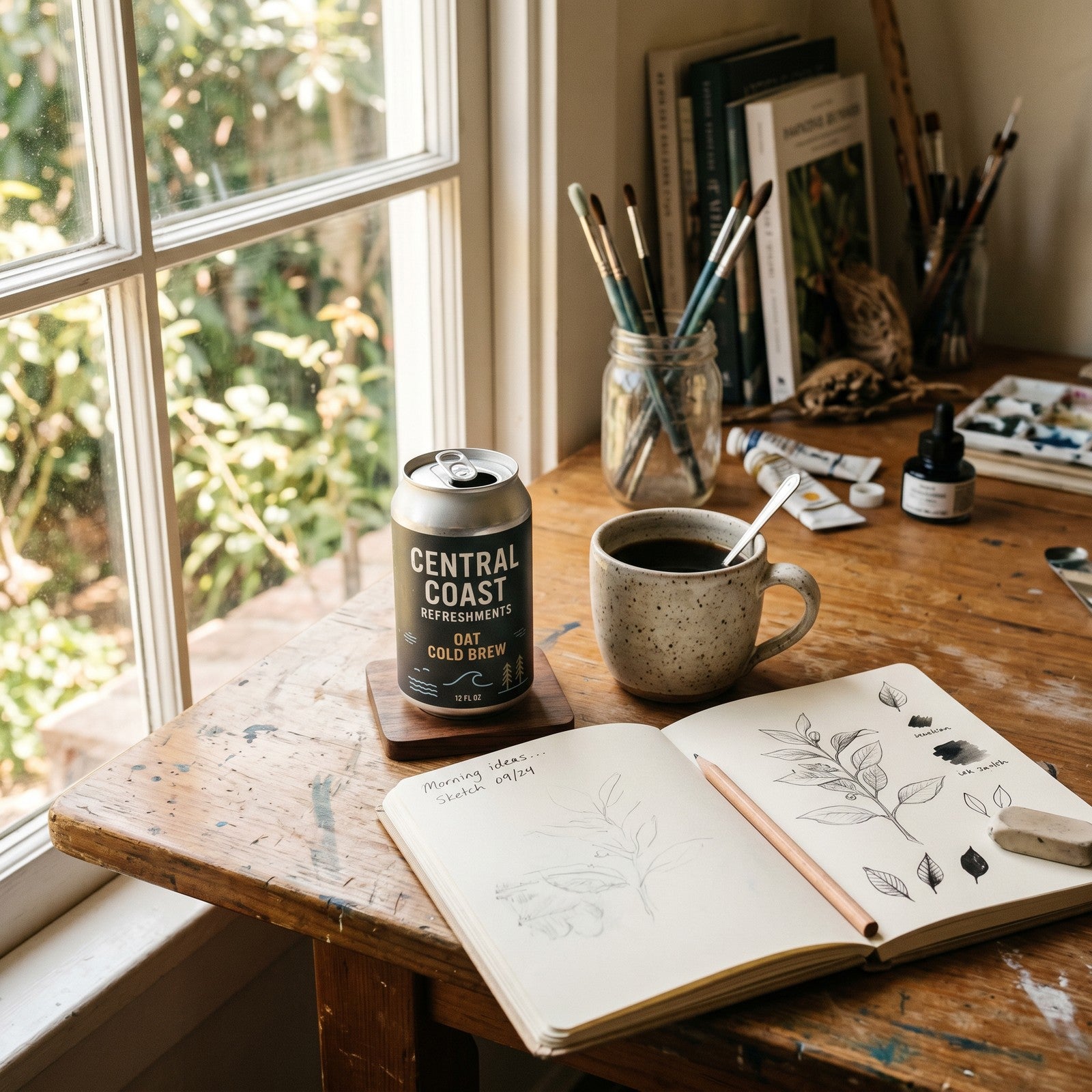 Cayucos Cold Brew — Oat Milk Latte, 12-Pack 10.5 oz Cans