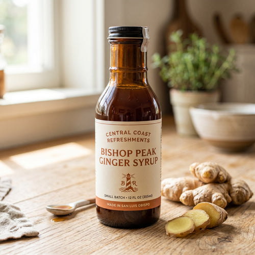 Bishop Peak Ginger Syrup — Fresh Ginger, 12 oz Bottle