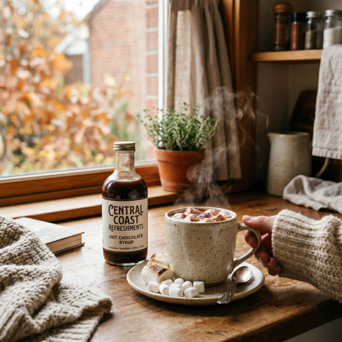 Bishop Peak Hot Chocolate Syrup — Single-Origin Cacao, 12 oz Bottle