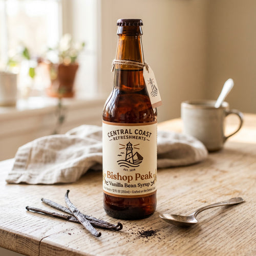 Bishop Peak Vanilla Bean Syrup — Madagascar Vanilla, 12 oz Bottle